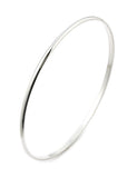 Add coupon code save20 to get 20% off at  checkout! 925 Sterling Silver 2MM PLAIN BANGLE Free 3 day US Shipping!