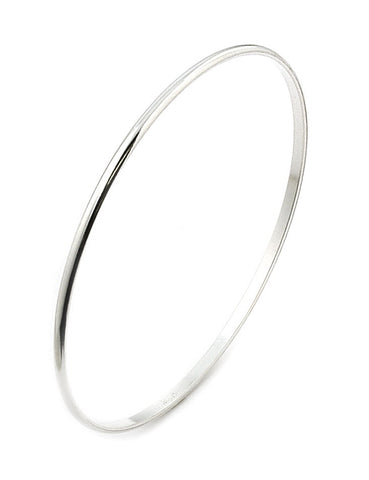 Add coupon code save20 to get 20% off at  checkout! 925 Sterling Silver 2MM PLAIN BANGLE Free 3 day US Shipping!